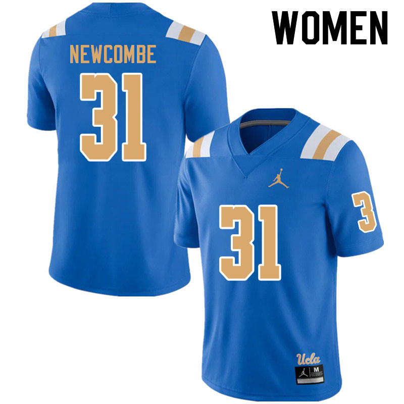 Jordan Brand Women #31 Isaiah Newcombe UCLA Bruins College Football Jerseys Sale-Blue